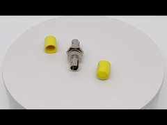 Metal Type ST To ST Fiber Optic Adapter Simplex ISO9001 Approved