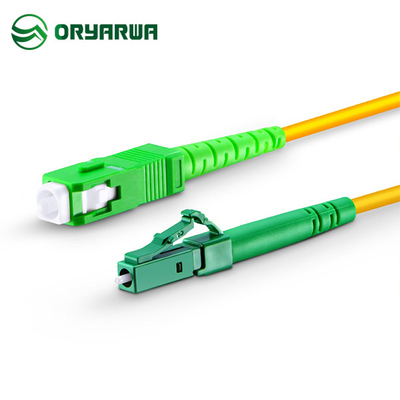 LC APC إلى SC APC أحادي الوضع Patch Cord Simplex Jumper