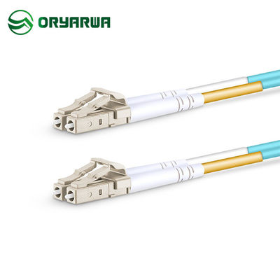 LC إلى LC UPC OM3 Duplex 3m Fiber Optic Multimode Patch Cord