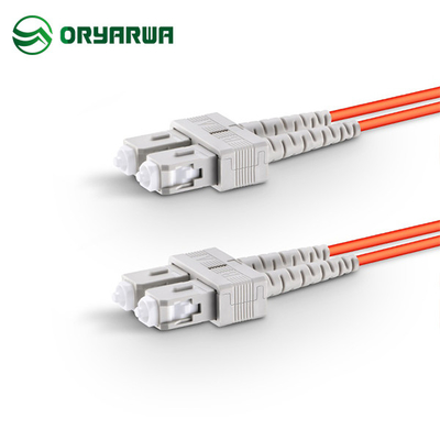 SC UPC إلى SC UPC دوبلكس الألياف البصرية متعددة الأوضاع الحبل التصحيح OM2.0